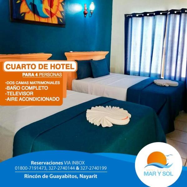 رينكون دي غوايابيتوس Hotel Y Suites Mar Y Sol المظهر الخارجي الصورة